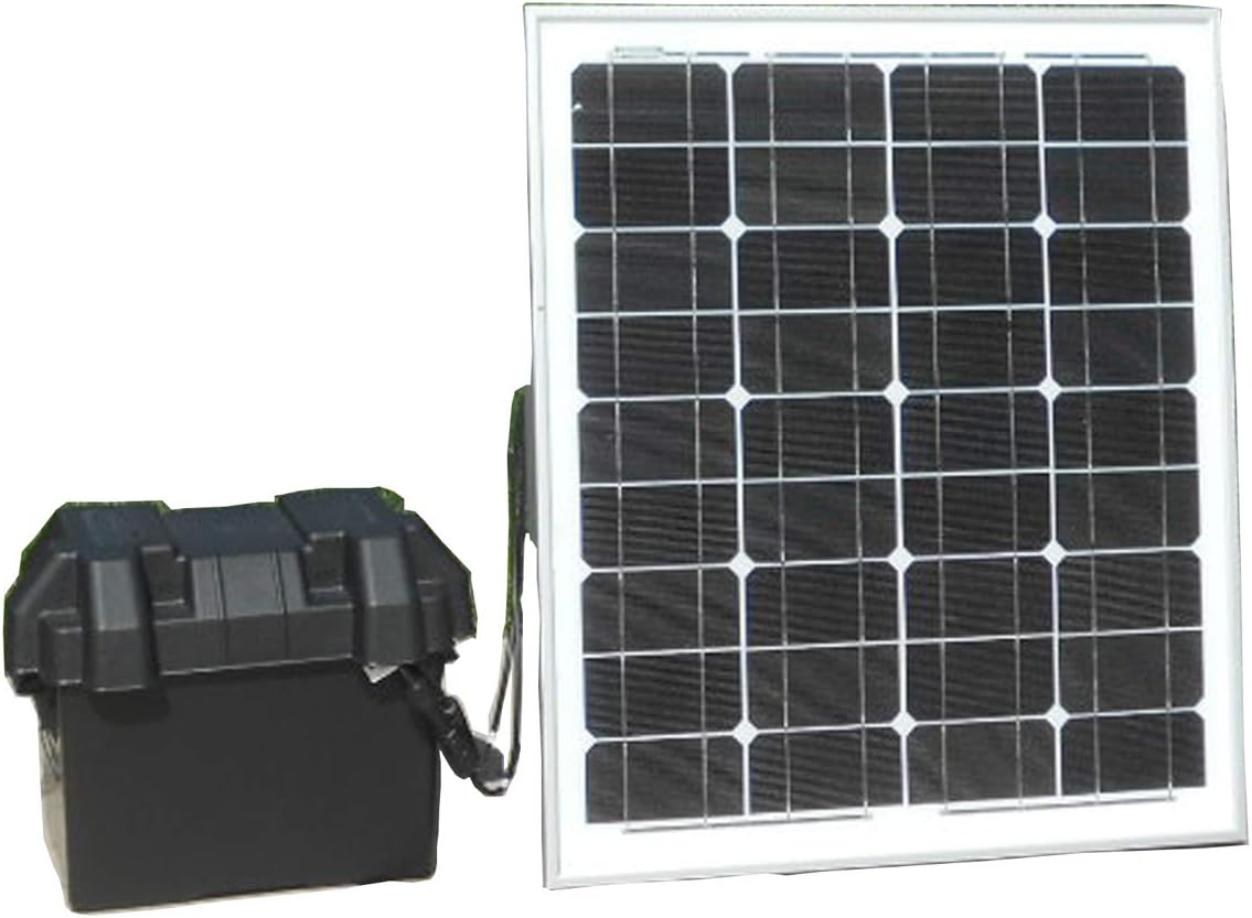 Tektrum Rugged Portable 500w/1000w Power Source Station, Silent Gas Free Generator, 312Wh/26Ah Battery, 12V/AC/USB Outputs, Charge Solar/Wall/Car -for Emergency- Plug-N-Play (50w Solar Panel)