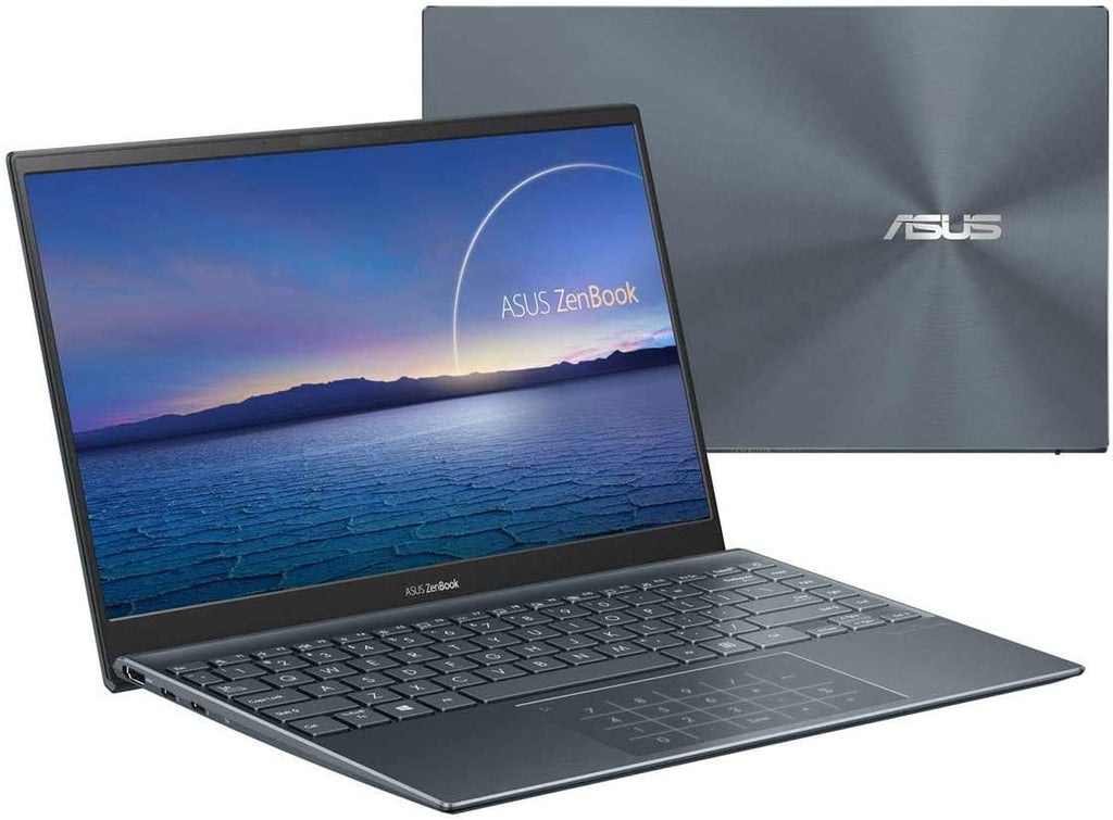 ASUS ZenBook 13 Ultra-Slim Laptop, OLED FHD Display, Intel Core i7-1165G7, 8GB LPDDR4X RAM, 512GB SSD, Thunderbolt 4, Wi-Fi 6, Windows 11, Pine Grey (Renewed)