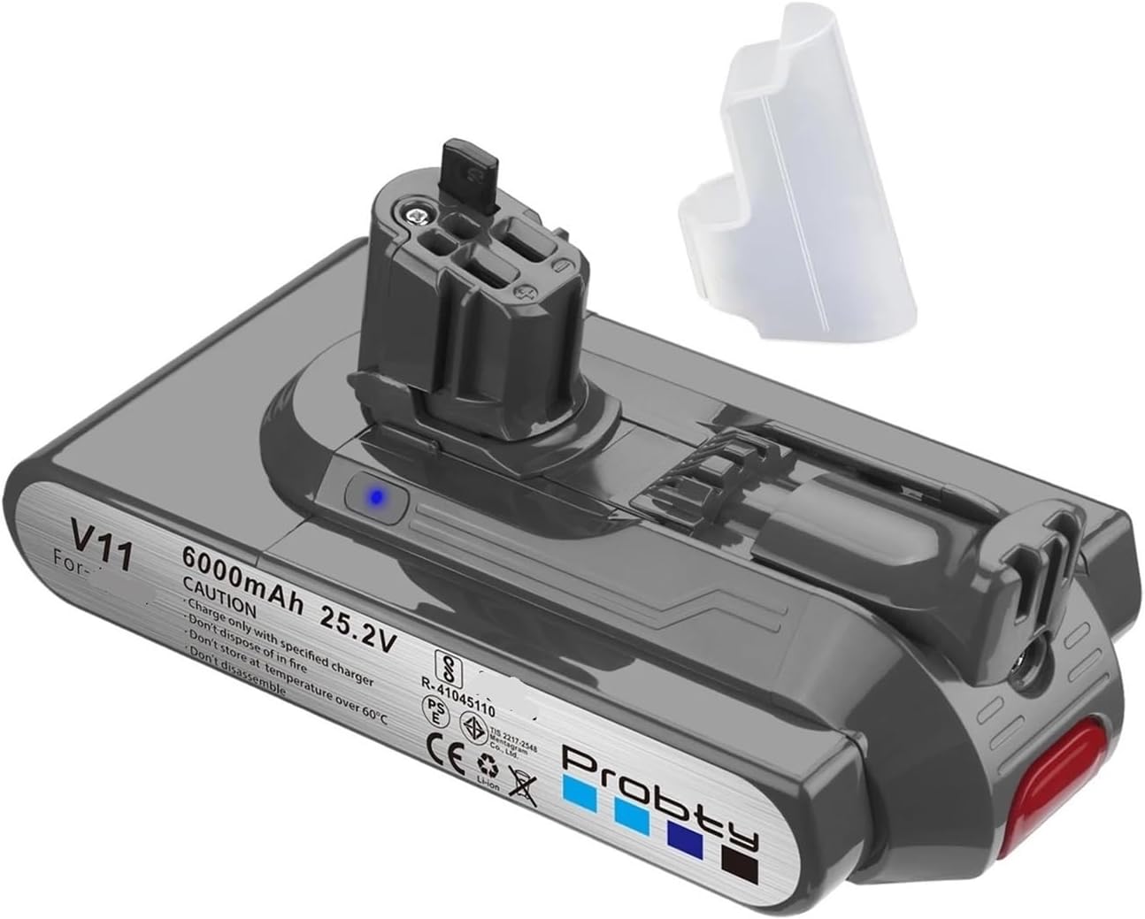 25.2V 6.0Ah Replacement Compatible for Dyson V11 V15 Click in Battery Part No. 970938-01 SV15 SV16 SV17 SV22 SV28 SV29 SV47(1 Pc)