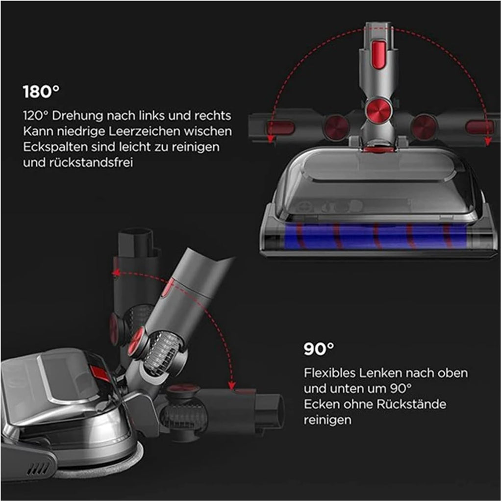 Attachment Mop Suction Electric Mop With Lock And Mop For，Compatible For Dyson， V15 V11 V10 V8 V7 Vacuum Cleaner Accessories