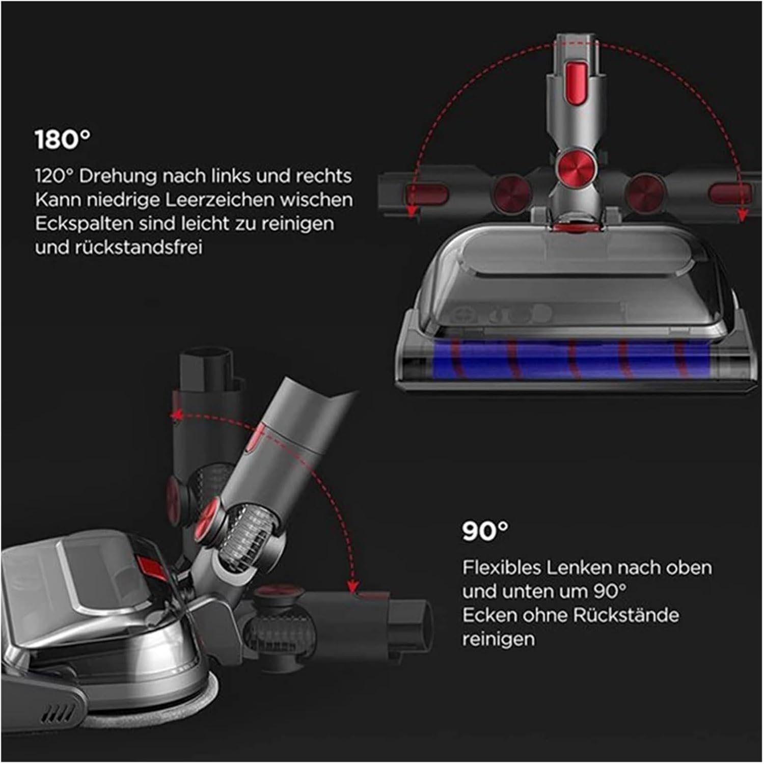 Attachment Mop Suction Electric Mop With Lock And Mop For，Compatible For Dyson， V15 V11 V10 V8 V7 Vacuum Cleaner Accessories