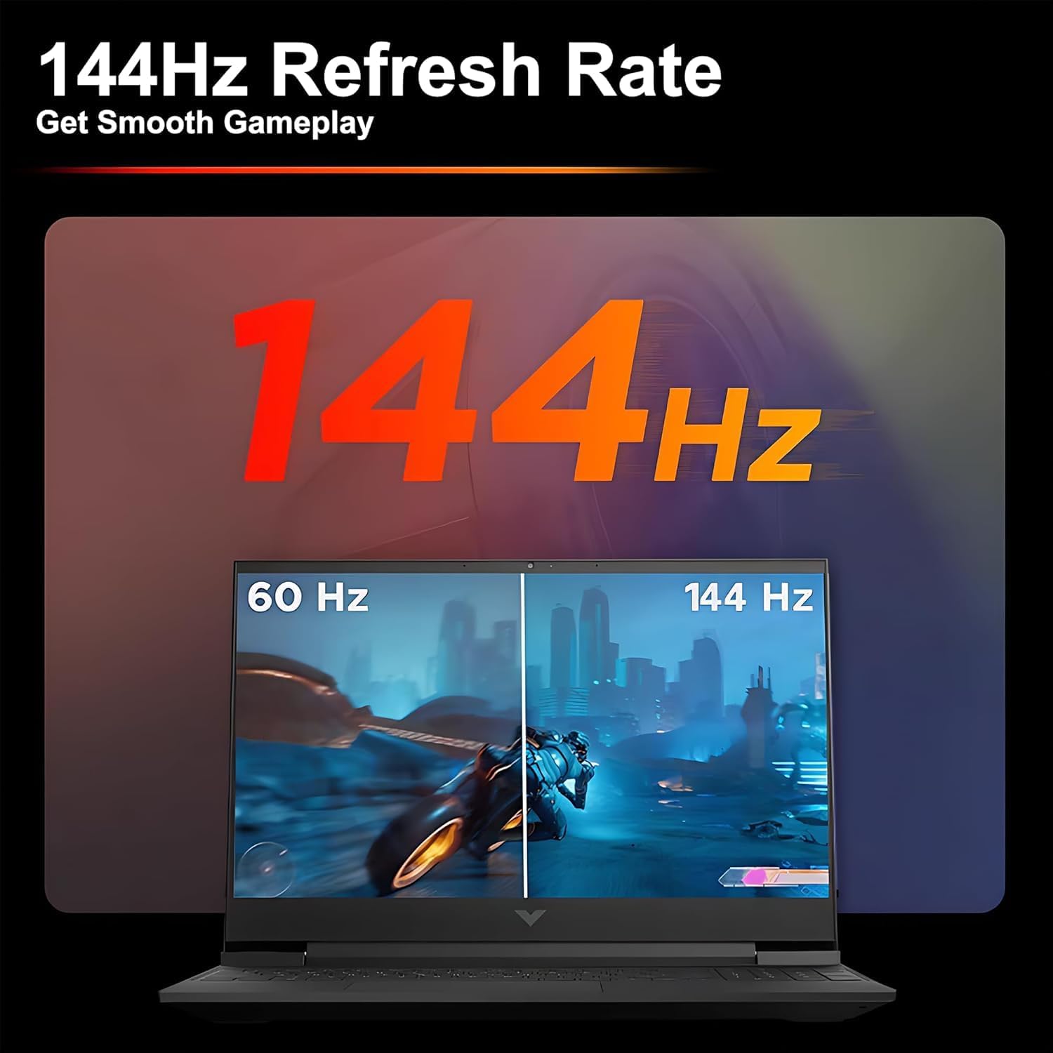 HP Victus 15.6' FHD Gaming Laptop, AMD Ryzen 7 7445HS Processor, GeForce RTX 4050, 16GB RAM 1TB SSD, Backlit Keyboard, Bluetooth, Wi-Fi 6, Webcam, Windows 11 Home, Black