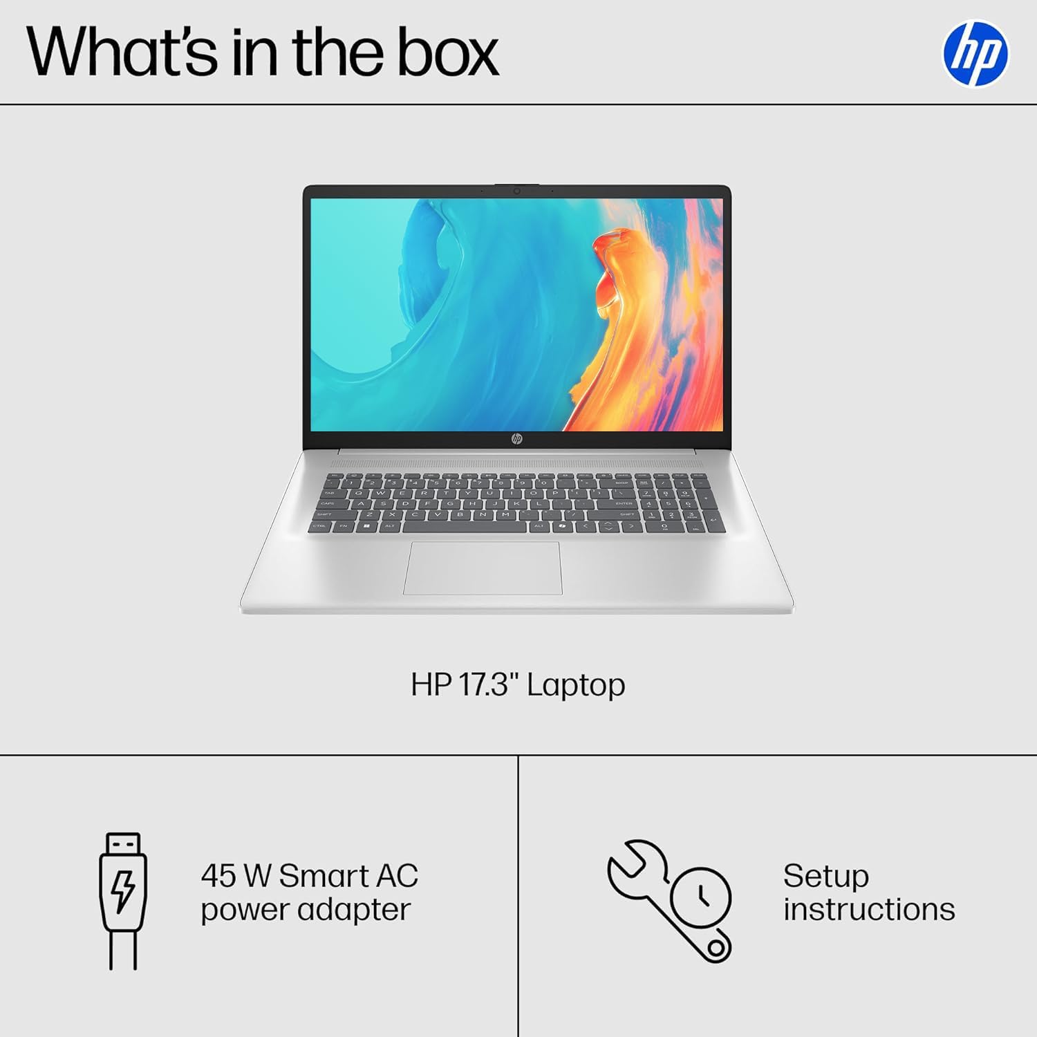 HP 17.3 Inch FHD Business Laptop with Office 365 for The Web, AMD 7000 Series Ryzen Processor (Beats Intel i7-1355U), Copilot AI, 32GB RAM, 2TB SSD, HDMI, Wi-Fi 6, Windows 11, WOWPC USB, No Mouse