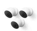 Google Nest Cam Outdoor or Indoor/Battery - 2nd Generation (3 Pack) (Renewed)