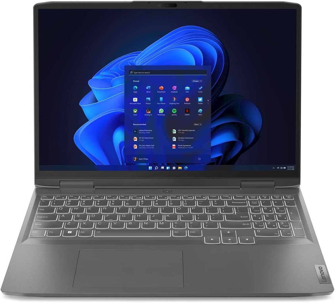Lenovo LOQ 16IRH8 82XW001WUS 16' Gaming Notebook - 1920 x 1200 - Intel Core i7 13th Gen i7-13620H - 16 GB Total RAM - 512 GB SSD - Onyx Gray
