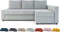 MASTERS OF COVERS Snug Fit Friheten Slipcover for The IKEA Friheten with Chaise Corner Cover, Sofa Bed Cover, Sectional Slipcover Replacement (Light Grey)（Cover Only！Not Sofa！）