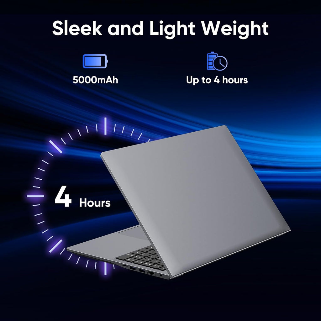 15.6' Laptop, AMD 3020e (Up to 2.6GHz), 8GB RAM 256GB SSD, Win 11 Pro, FHD Display, HDMI, Type-C, USB-A, Wi-Fi 5, BT 5.0, Office 2024 Pre-Installed