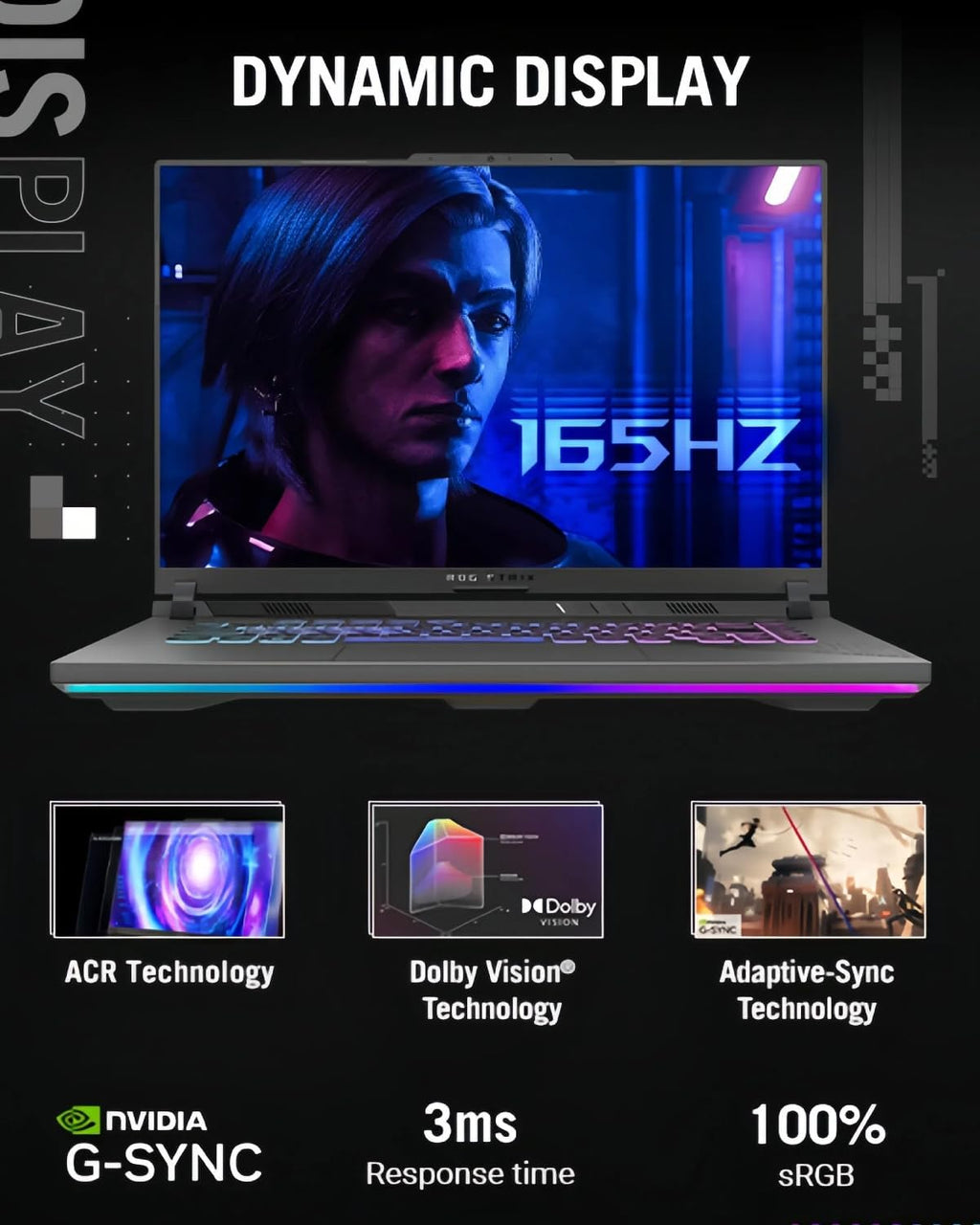 ASUS ROG Strix G16 Gaming Laptop - 16' 165Hz FHD+ - NVIDIA GeForce RTX 5070 Ti - AMD Ryzen 9 8940HX (up to 5.2 GHz) - Win11 Pro, Backlit KB, Wi-Fi 6E, w/Accessoires (64GB DDR5 RAM, 8TB SSD)