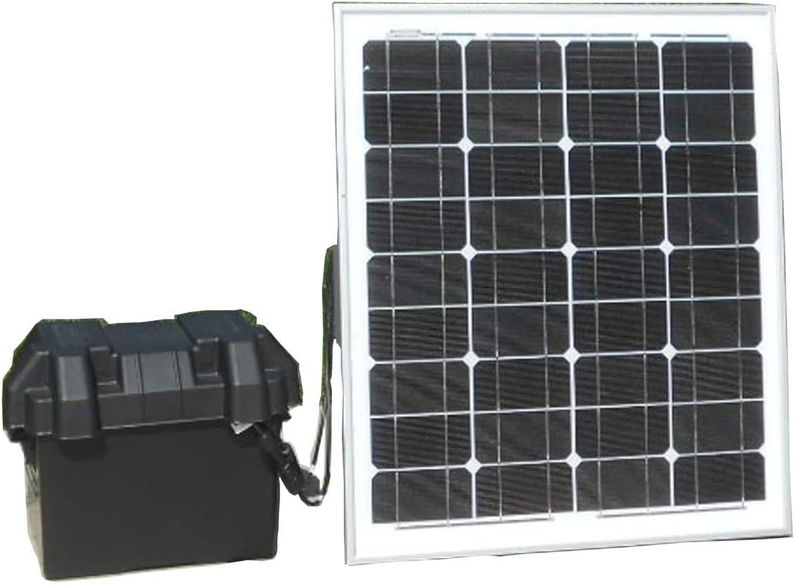 Tektrum Rugged Portable 500w/1000w Power Source Station, Silent Gas Free Generator, 312Wh/26Ah Battery, 12V/AC/USB Outputs, Charge Solar/Wall/Car -for Emergency- Plug-N-Play (30w Solar Panel)