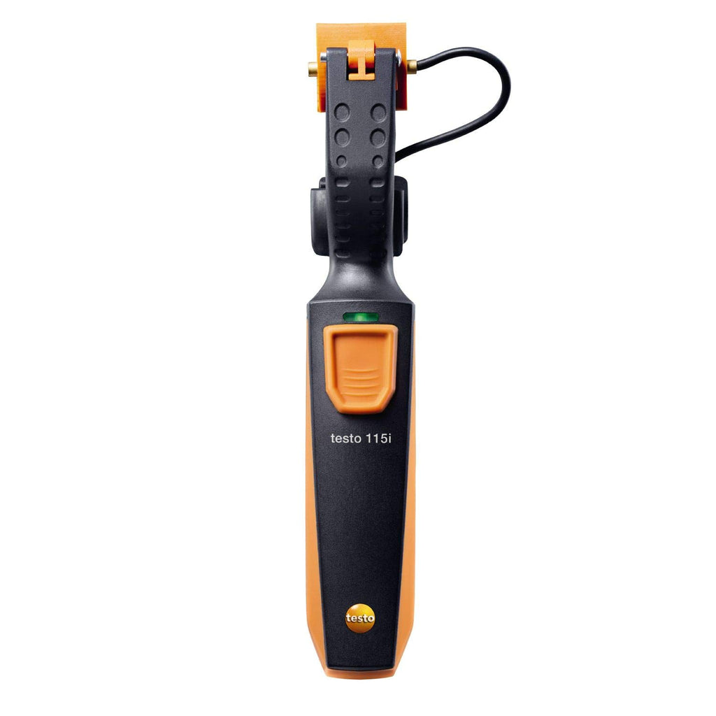 testo Smart Probe Kit - HVAC/R Gauge Set for Air Conditioning, Refrigeration and Heating System - AC Gauge Set with 2X 115i Clamp Meter and 2X 549i High Pressure Gauge – with Bluetooth