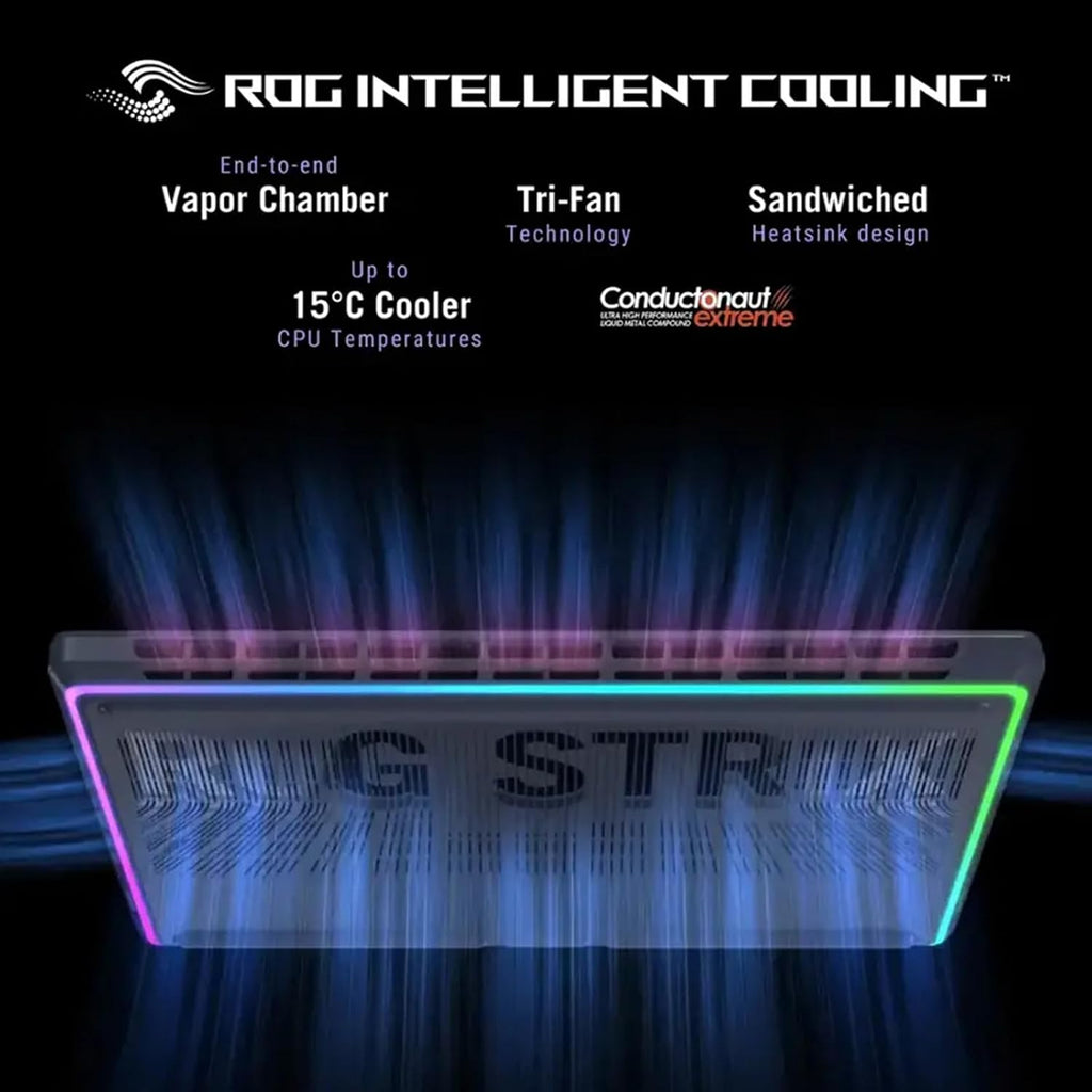 ASUS ROG Strix G18 (2025) 18' Gaming Laptop | NVIDIA GeForce RTX 5080 | IPS 240Hz Display | Intel Ultra 9 275HX | Backlit KB | w/Office & External DVD Drive | Win 11 Pro | WiFi 7 | 32GB RAM 2TB SSD