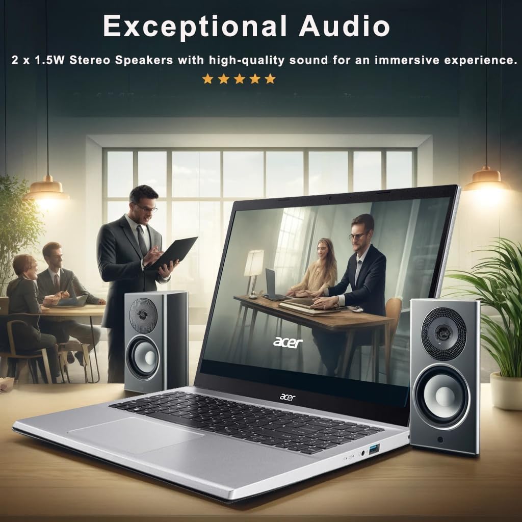 acer Aspire Premium Laptop | AMD Ryzen 7 5700U (Beats i7-1250U) CPU | 16GB RAM | 1TB SSD | 15.6' FHD Display | Fast Wi-Fi 6 | Sleek Design | Ethernet Port | Windows 11