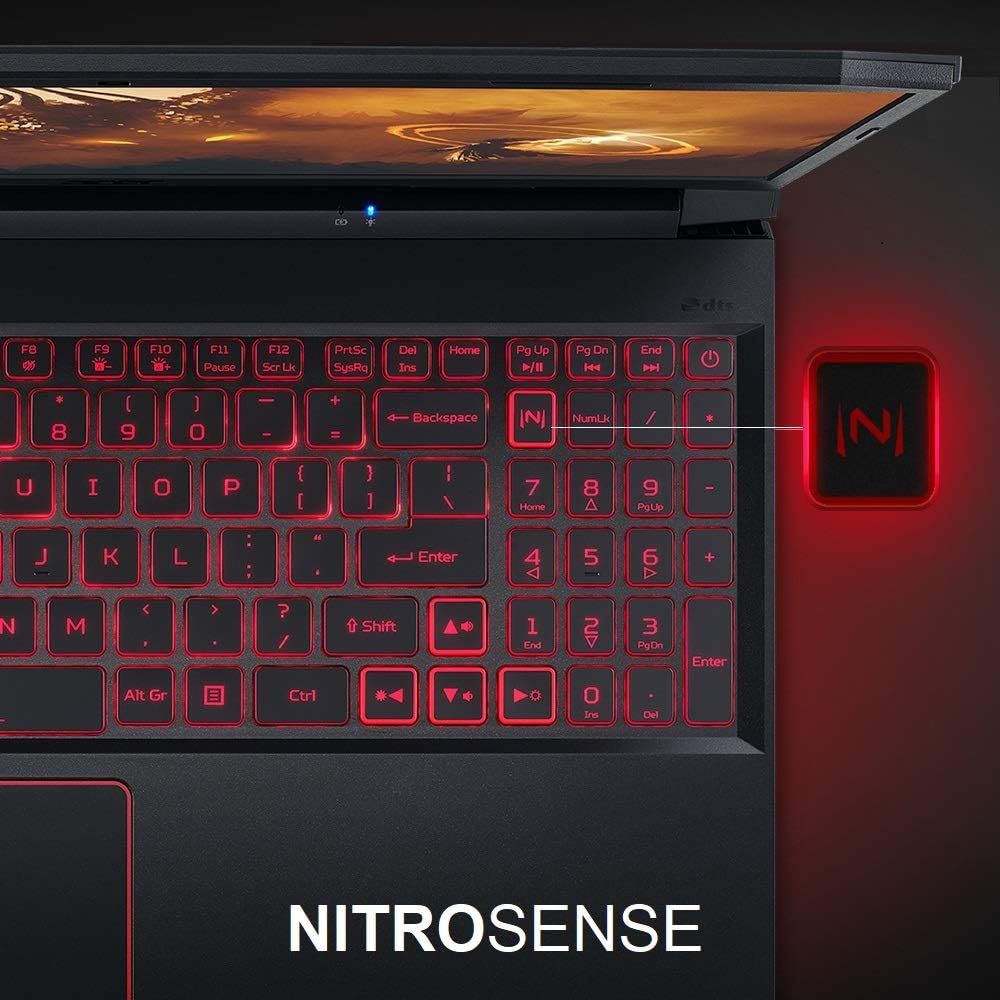 acer Nitro 5 AN515-45-R83Z Gaming Laptop, AMD Ryzen 5 5600H Hexa-Core Processor | NVIDIA GeForce GTX 1650 | 15.6' FHD 144Hz IPS Display | 8GB DDR4 | 256GB NVMe SSD | WiFi 6 | Backlit Keyboard