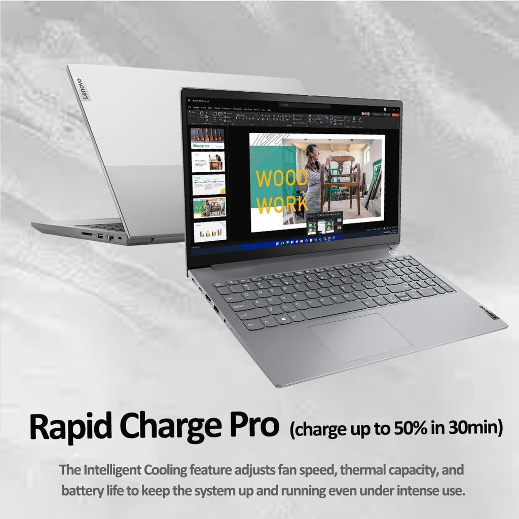 Lenovo ThinkBook 15 Gen 4 Business Laptop (15.6' FHD Anti-Glare, 16GB RAM, 512GB SSD, AMD Ryzen 7 5825U (> Intel i7-1165G7)) Fingerprint, FHD Webcam w/Shutter, Military Grade, Ethernet, Win 11 Pro