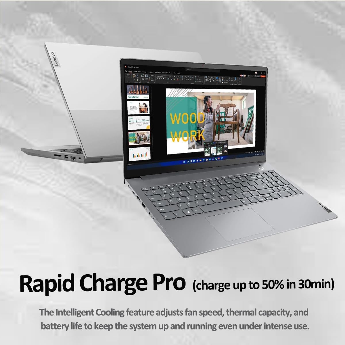Lenovo ThinkBook 15 Gen 4 Business Laptop (15.6' FHD Anti-Glare, 16GB RAM, 512GB SSD, AMD Ryzen 7 5825U (> Intel i7-1165G7)) Fingerprint, FHD Webcam w/Shutter, Military Grade, Ethernet, Win 11 Pro