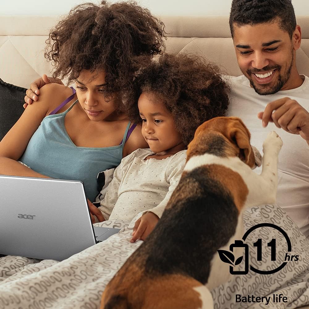 acer Aspire 5 A515-45-R74Z Slim Laptop | 15.6' Full HD IPS | AMD Ryzen 5 5500U Hexa-Core Mobile Processor | AMD Radeon Graphics | 8GB DDR4 | 256GB NVMe SSD | WiFi 6 | Backlit KB | Windows 11 Home