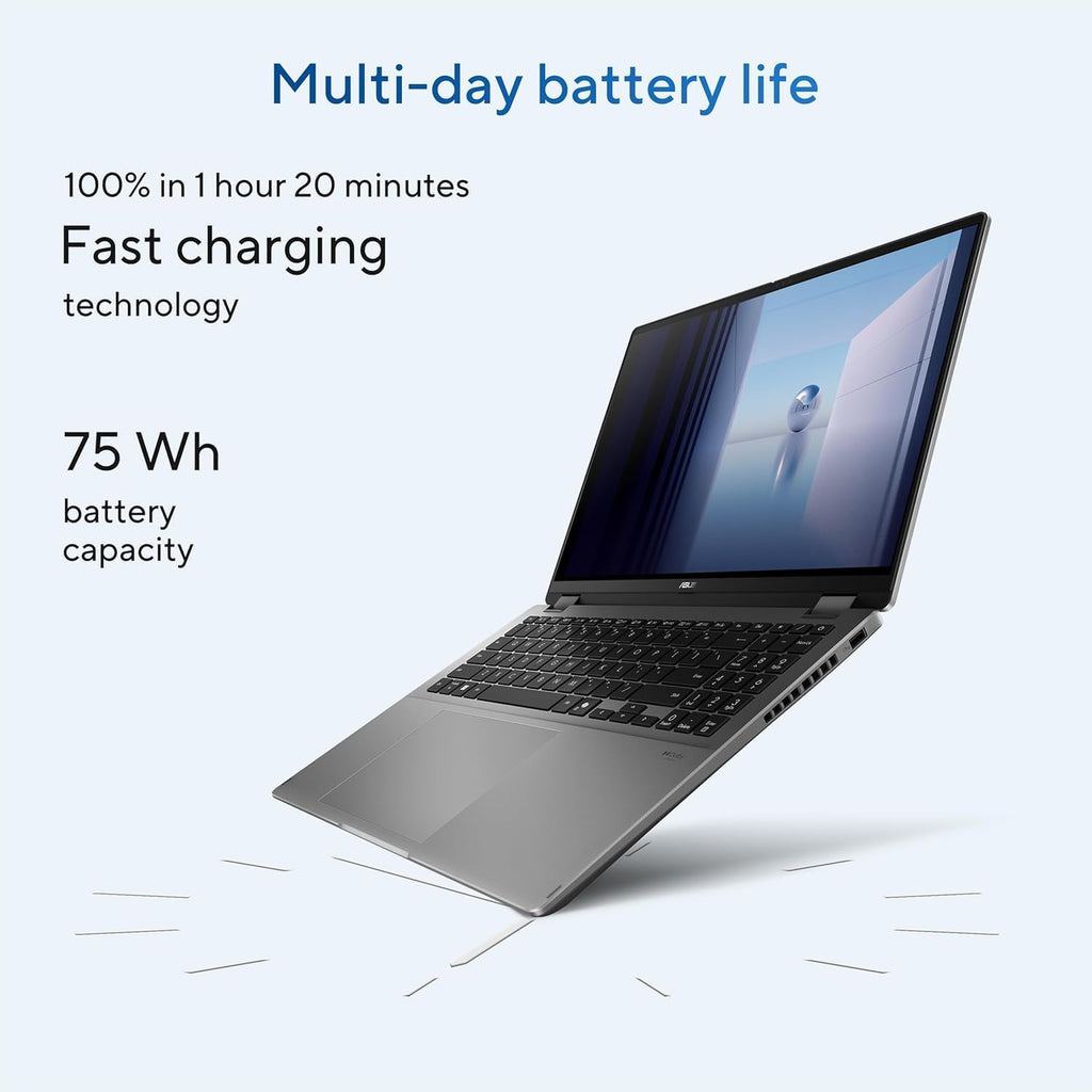 ASUS Vivobook Flip 14inch Touchscreen Laptop 2 in 1 - OLED WUXGA Display -Intel Core Ultra 7 256V -16GB RAM -2TB SSD -Backlit Keyboard -Windows 11 Office 365 -Business Computadora Portátil 2025