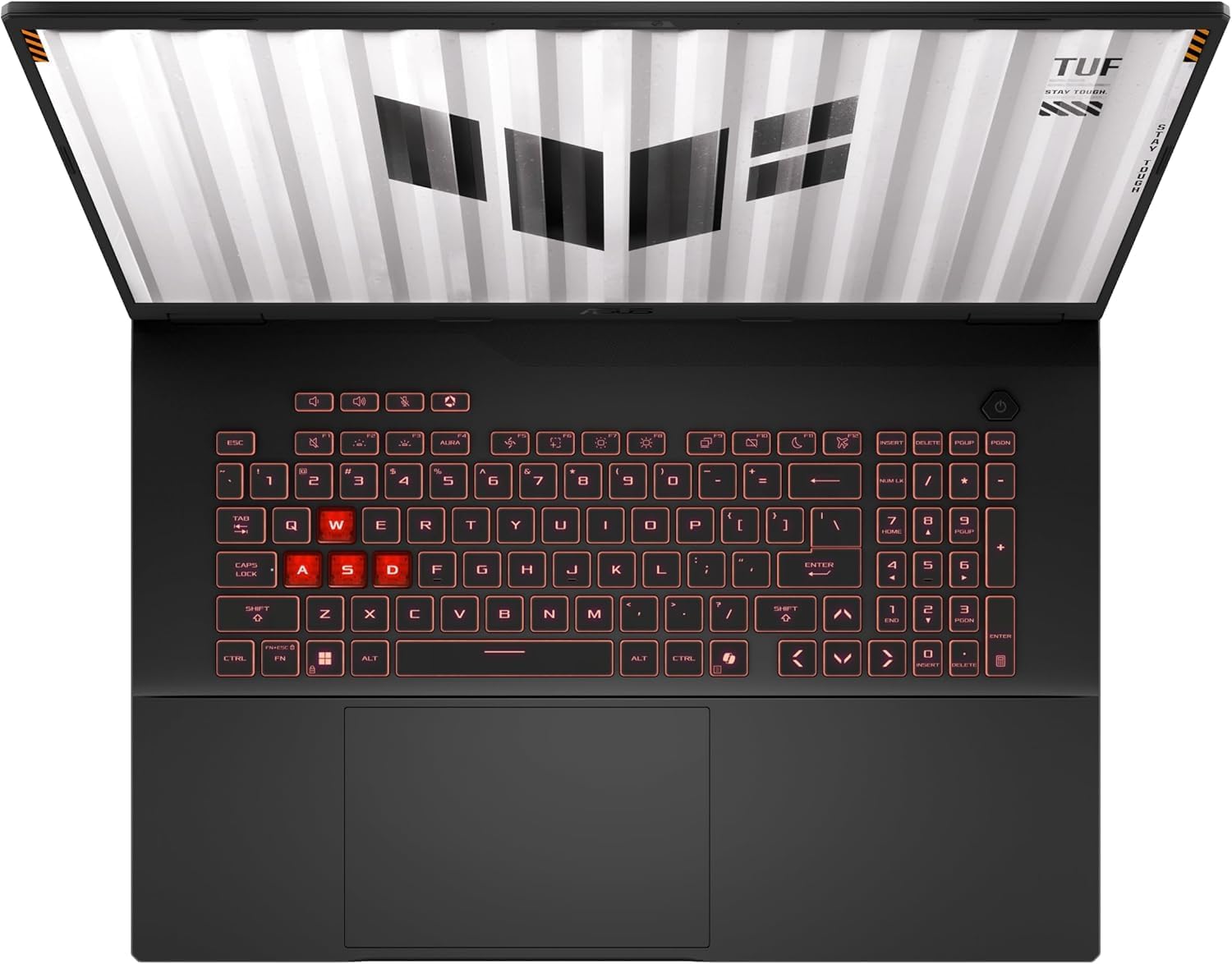 EXCaliberPC [2025] ASUS TUF Gaming A18 FA808UP-NS74 (AMD Ryzen 7 260, 16GB RAM, 1TB NVMe SSD, NVIDIA GeForce RTX 5070, 18' 2.5K 240Hz, Windows 11) Gaming Laptop