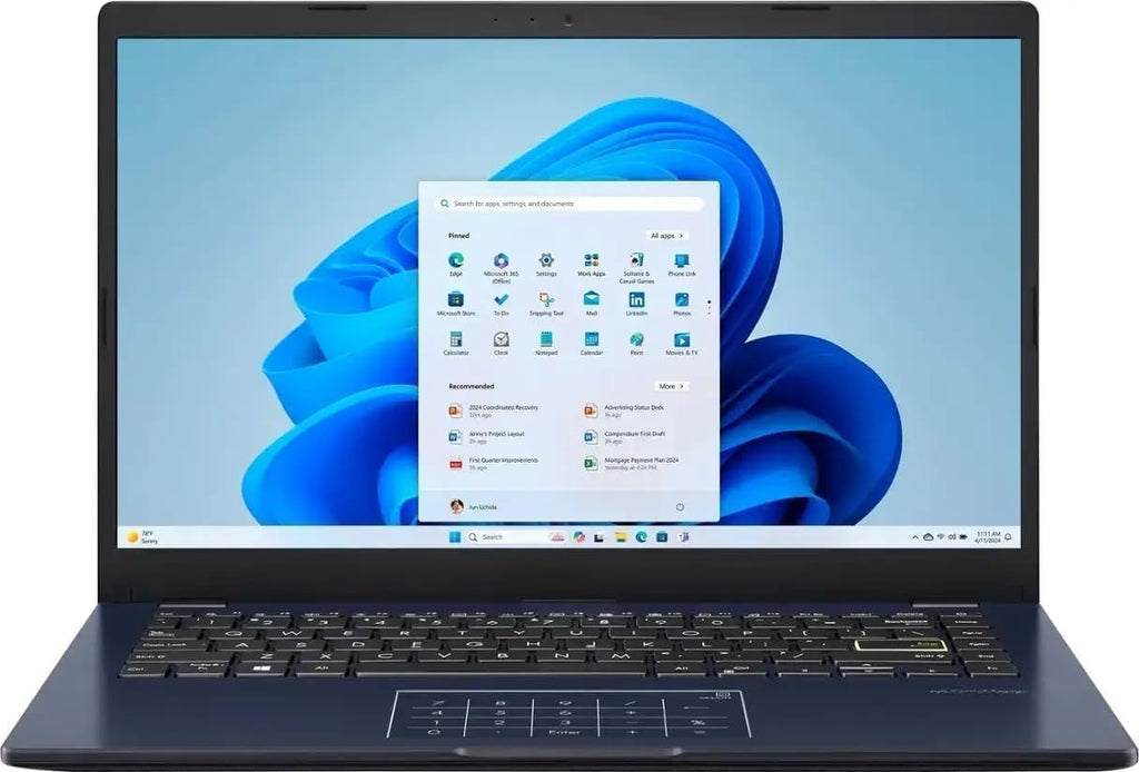 New Business & Student Laptop 14 inch FHD Display Pen.tium N6000 4-cores Processor 4GB 64GB eMMC Webcam Wi-Fi HDMI USB-C Number Touchpad up to 10 Hrs Long Battery Life Win 11 Home in S Mode Star Black