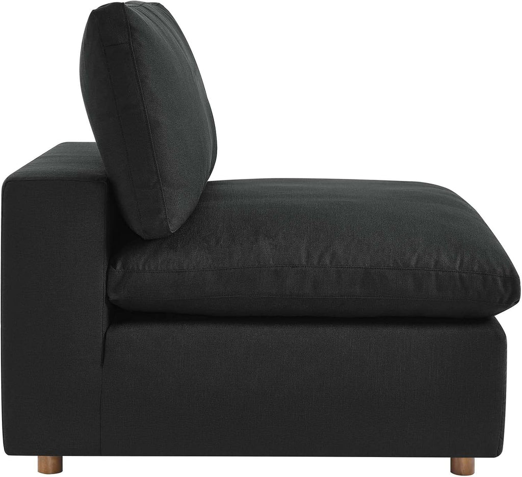 Modway Commix Down-Filled Overstuffed Upholstered 4-Piece Sectional Sofa