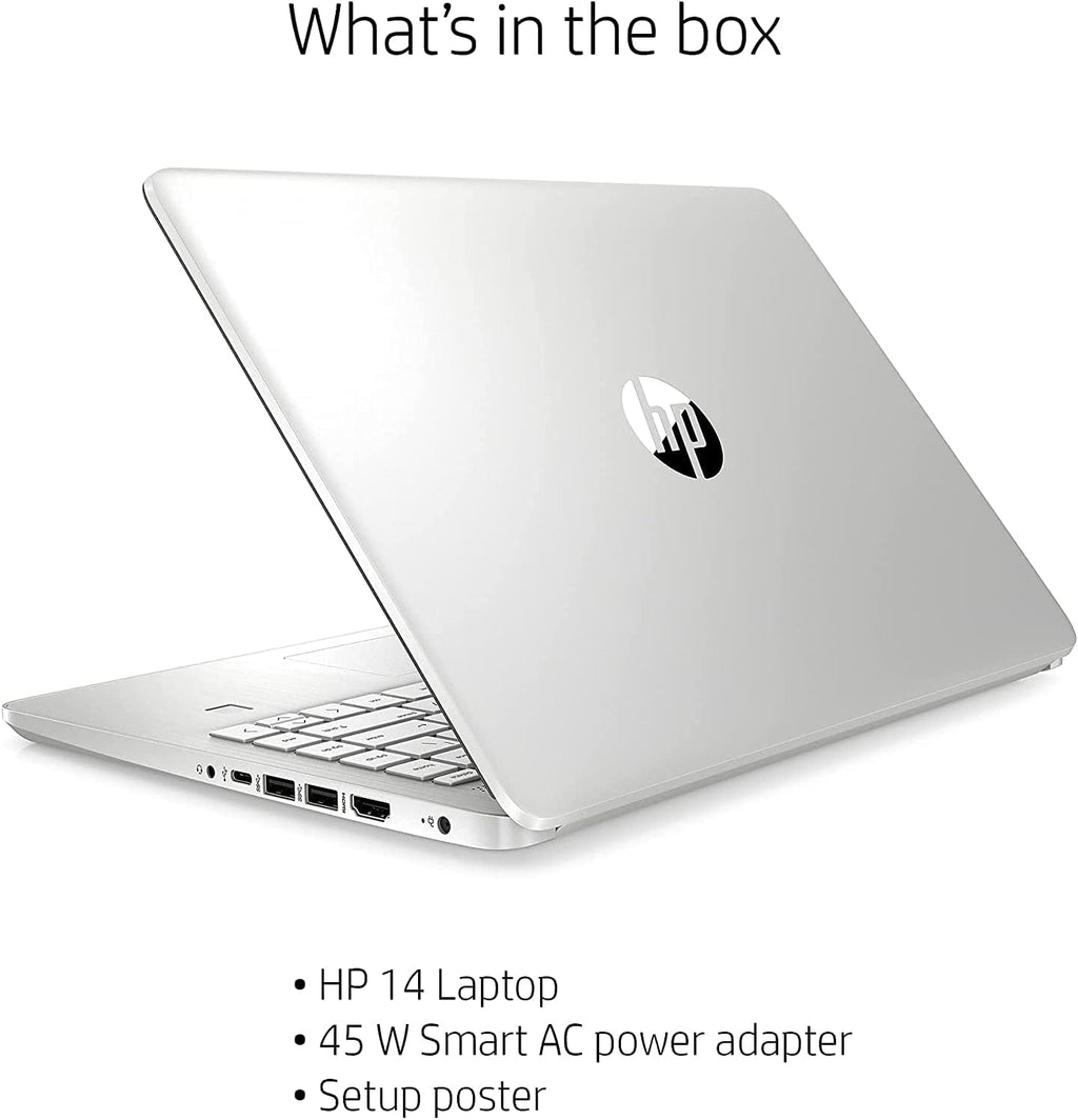 HP 2022 Newest Notebook Laptop, 14' HD Touchscreen, AMD Ryzen 3 3250U Processor, Webcam, HDMI, USB Type-C, Wireless-AC Wi-Fi 5, Bluetooth, Windows 11 Home, Silver (8GB RAM | 128GB SSD)