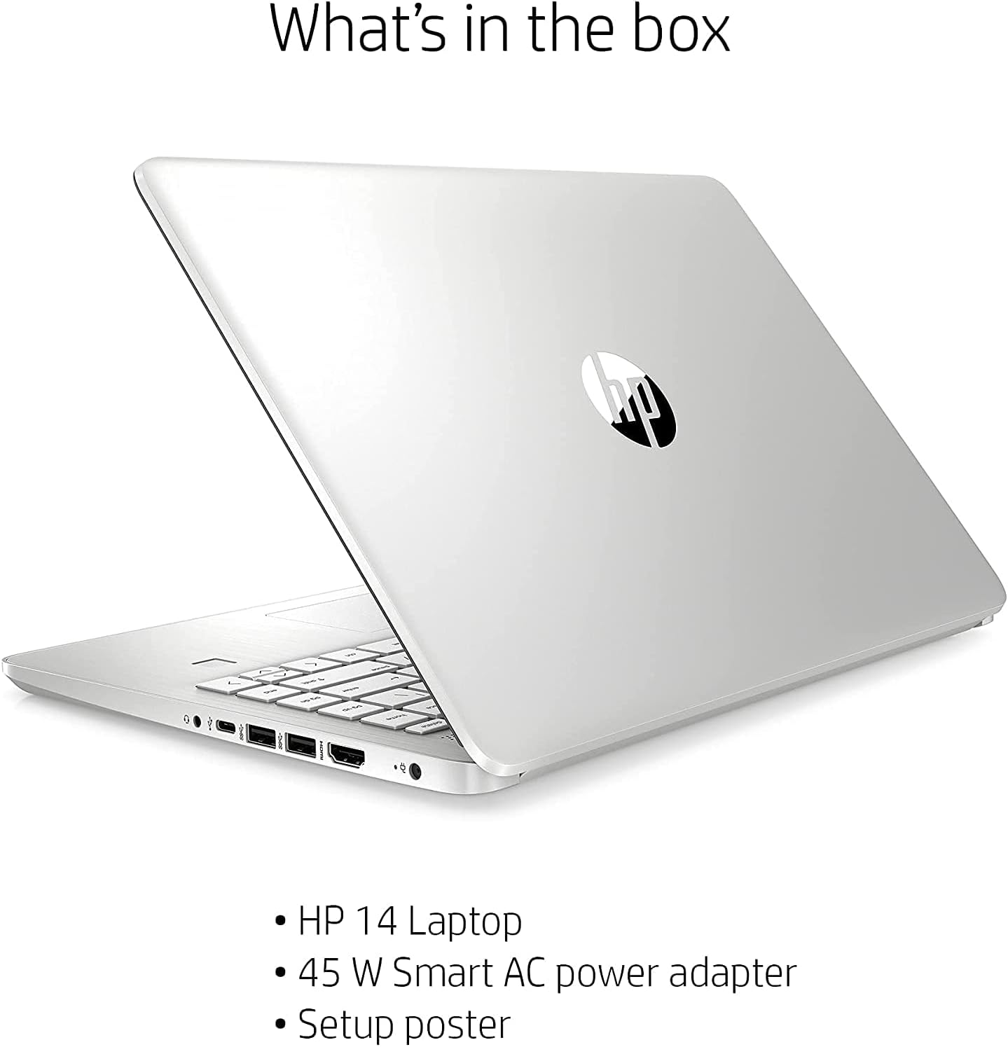 HP 2022 Newest Notebook Laptop, 14' HD Touchscreen, AMD Ryzen 3 3250U Processor, Webcam, HDMI, USB Type-C, Wireless-AC Wi-Fi 5, Bluetooth, Windows 11 Home, Silver (16GB RAM | 256GB SSD)