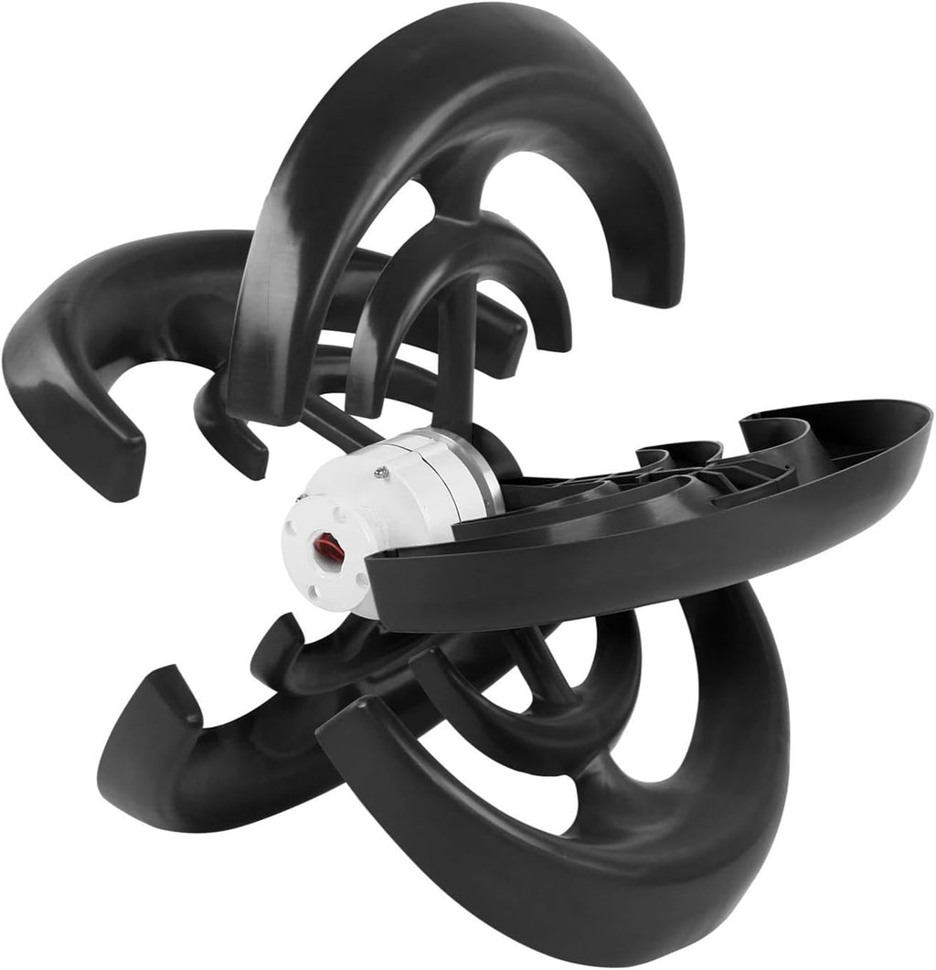 Wind Generator, 1000W Wind s Kit 5 Blades Power Generator for Boat Charging Black Lantern Type Industrial Energy Equipment Wind Generator,for Home Boat Marine(400w)