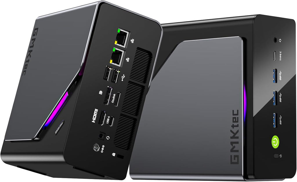 GMKtec K15 AI Mini PC Oculink with Intel Core Ultra 5 125U Processor, Barebones Without RAM/SSD/OS, Desktop Computer AI Boost, 3X M.2 2280 Storage Expansion, Dual NIC 2.5GbE, HDMI 2.1, USB4