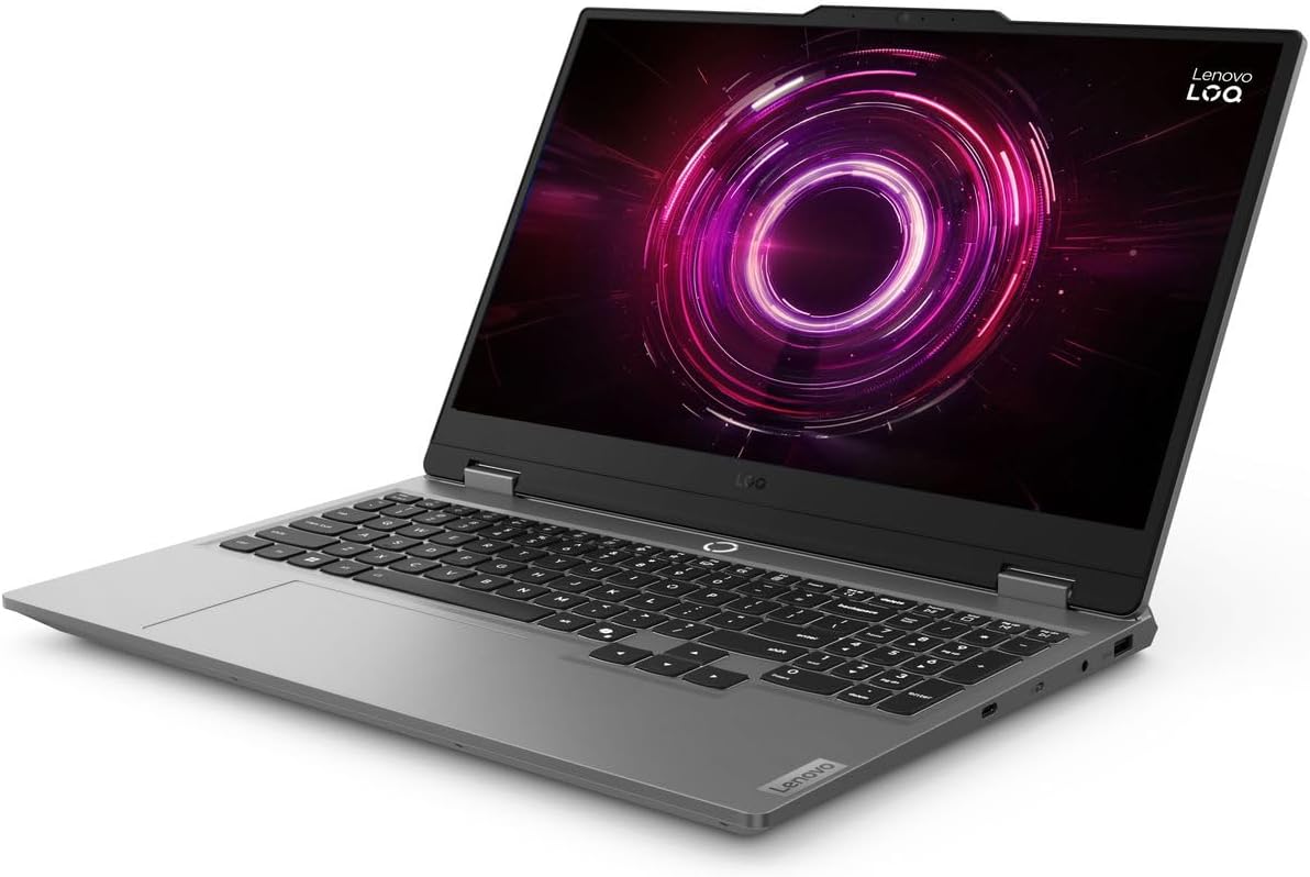 Lenovo LOQ 15.6' IPS FHD 144Hz AMD Ryzen 7 250 NVIDIA GeForce RTX 5060 AI Gaming Laptop 16GB RAM 512GB Luna Grey