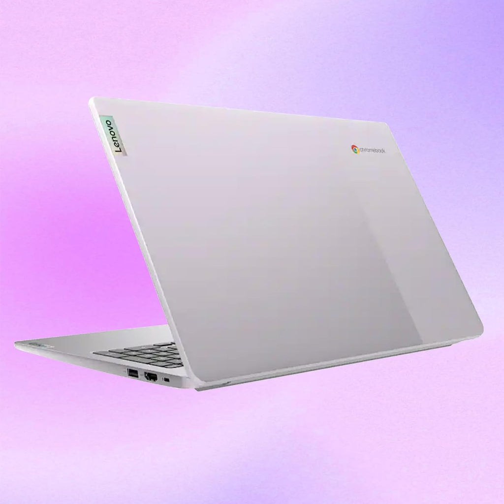 Lenovo 15.6' FHD Chromebook-Intel Quad-Core N4120(> N4020) 4GB RAM,192GB Storage,(64GB eMMC+128GB SDCard),with Privacy Camera,Wi-Fi6,HDMI1.4,Chrome OS,Artic Grey