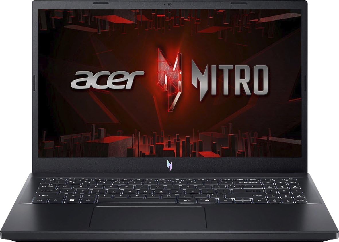 acer Nitro V ANV15 2024 Gaming Laptop / 15.6' FHD NVIDIA GeForce RTX 4060 144hertz / Intel i7-13620H 10 Cores / 16GB DDR5 512GB NVMe SSD M.2 / Backlit Keyboard Thunderbolt 4 Wi-Fi 6 / Win11