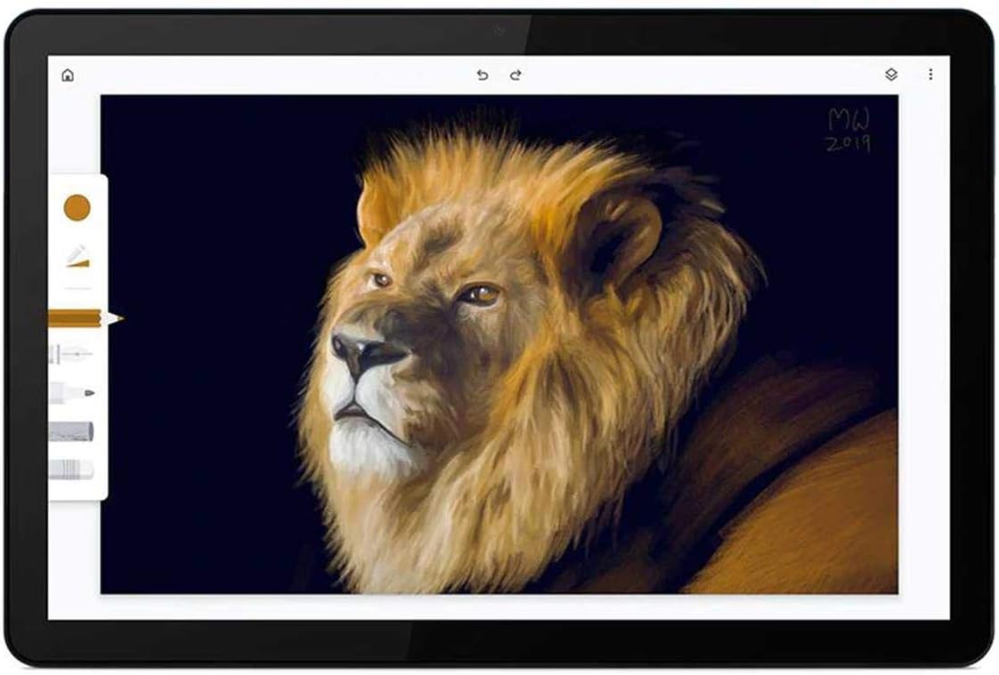 Lenovo Chromebook Duet, 2-in-1, 10.1' WUXGA (1920 x 1200) Display, MediaTek Helio P60T, 4GB LPDDR4X RAM, 64GB eMCP SSD, Integrated ARM G72 MP3 Graphics, Chrome OS, ZA6F0031US, Ice Blue + Iron Grey