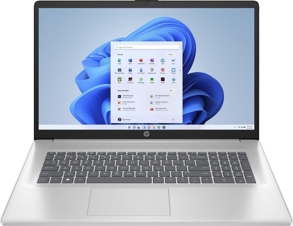 HP 17.3' FHD Business Laptop 2024, 32GB RAM, 1TB SSD, 12th Gen Intel Core i3-1215U (6-Core, Beat i5-1135G7), Wi-Fi, Long Battery Life, Webcam, Numpad, Windows 11 Pro, KyyWee Accessories