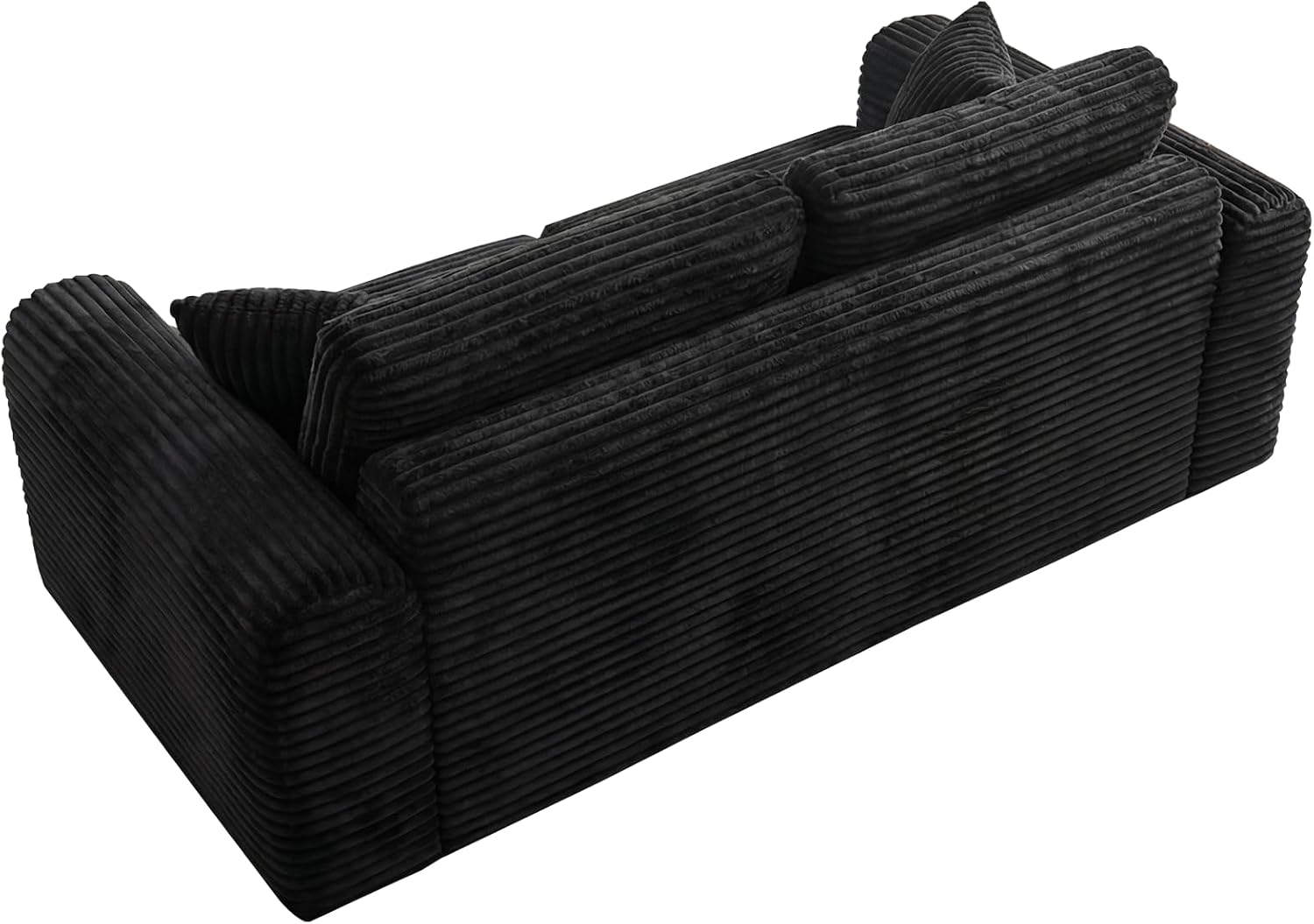 Modern 3 Seater Cloud Loveseat Sofa Couch in a Box - 86.6'' High-Density Foam Boneless Love Seat Sofa with Deep Seating and Wider Rolled Armrest for Living Room | Breathable material, Anti-slip