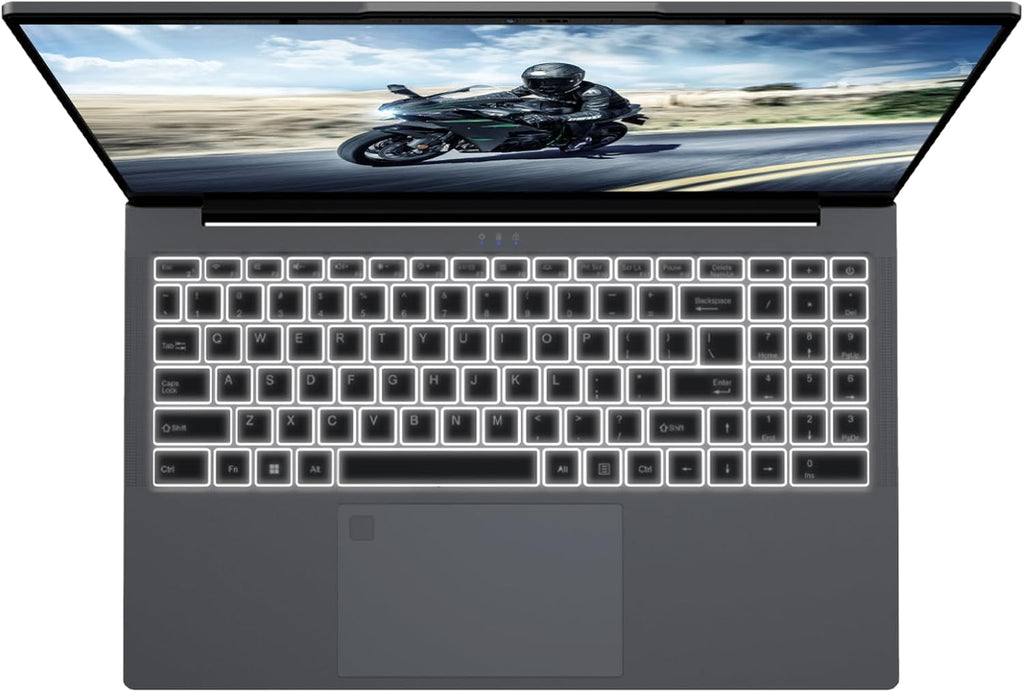 15.6 Inch Gaming Laptop - AMD Ryzen 7 5825U Processor (8C/16T,2.0-4.5GHz),AMD Radeon Graphics,32GB DDR4 RAM 1TB NVMe SSD Laptop Computer with Backlit KB,Fingerprint Reader,Webcam Switch (32GB | 1TB)