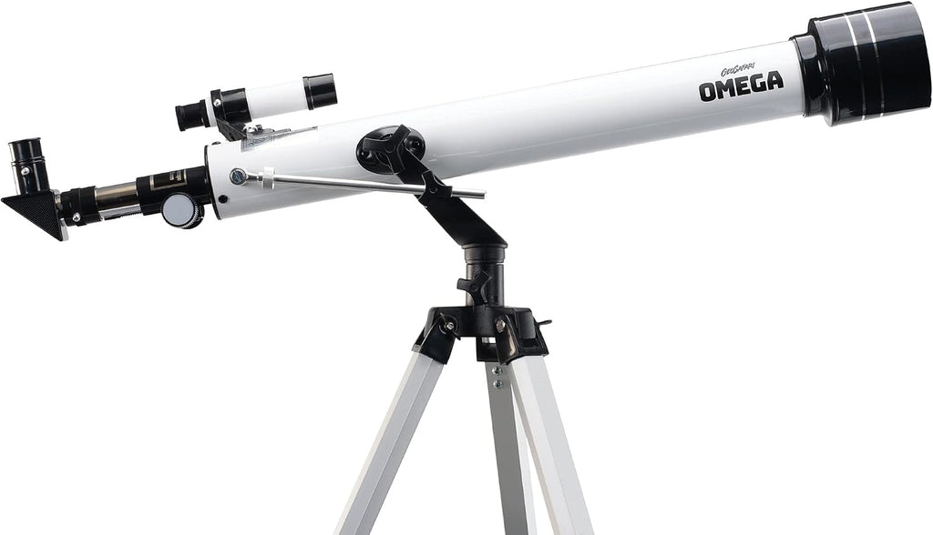 Educational Insights GeoSafari Omega Refractor Telescope - 60 mm Beginner Telescope for Kids 8-12, High Powered Refractor Telescopes, Astronomical Telescopes for Stargazing and Planet Viewing