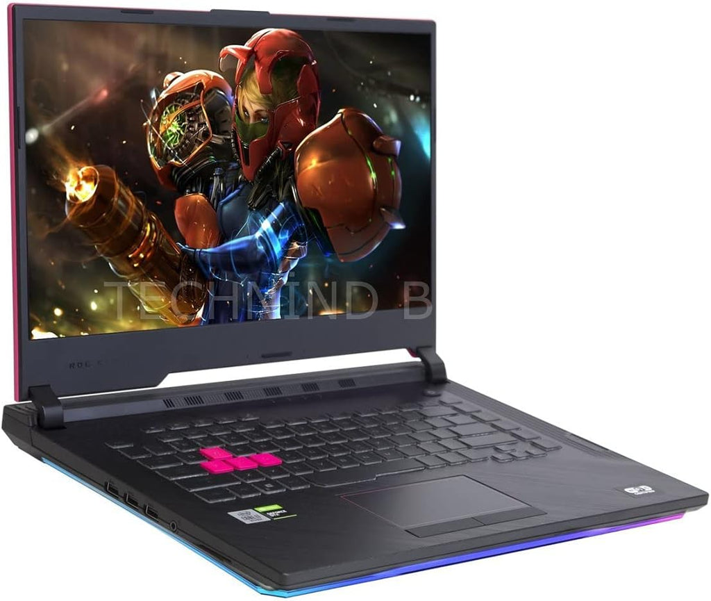 Asus ROG Strix G15 15.6' Full HD 144Hz Gaming Notebook Computer, Intel Core i7-10750H 2.6GHz, 8GB RAM, 512GB SSD, NVIDIA GeForce GTX 1650 Ti 4GB, Windows 10 Home, Electro Punk