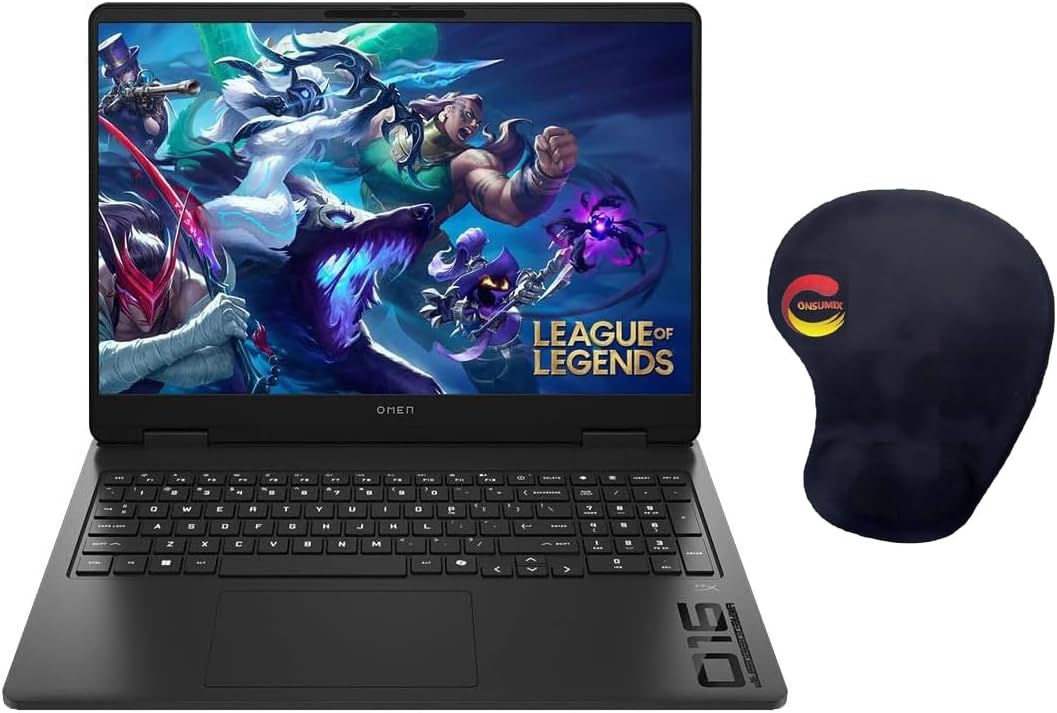 HP OMEN 16 Slim 16' IPS Micro-Edge Display, Gaming Laptop, Intel Core Ultra 7 255H 1.5GHz Processor; NVIDIA GeForce RTX 5070 8GB GDDR7; 32GB DDR5-5600 RAM; 1TB NVMe SSD