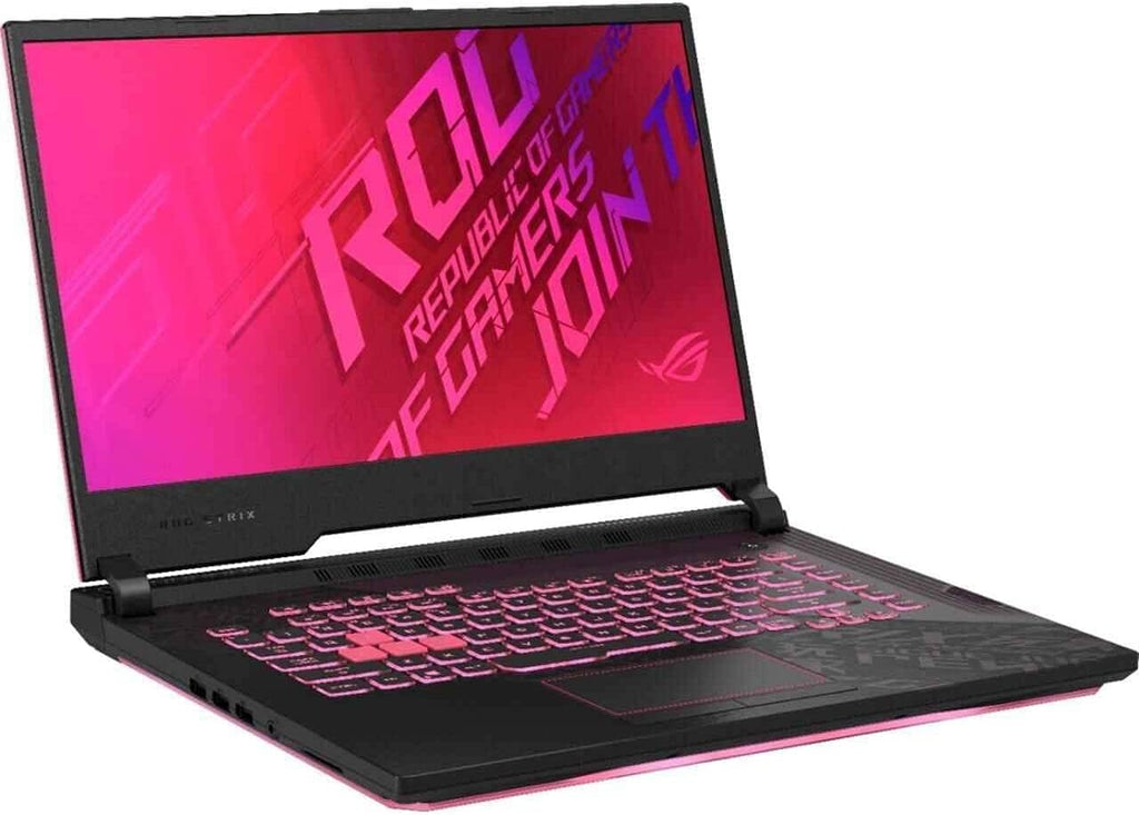 Asus ROG Strix G15 15.6' Full HD 144Hz Gaming Notebook Computer, Intel Core i7-10750H 2.6GHz, 8GB RAM, 512GB SSD, NVIDIA GeForce GTX 1650 Ti 4GB, Windows 10 Home, Electro Punk