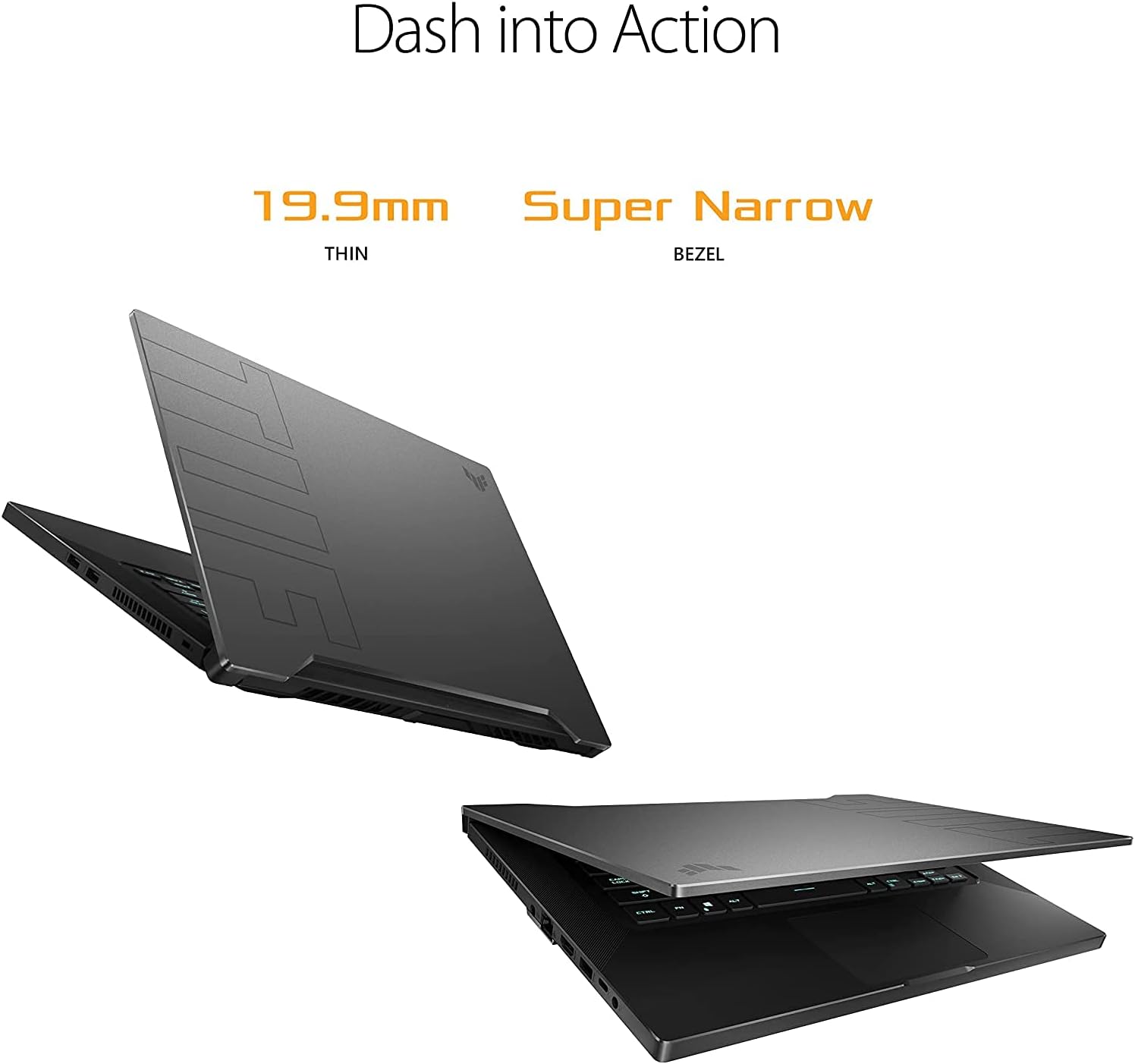 ASUS TUF Dash F15 Gaming Laptop 2022 | 15.6' 144Hz FHD Display | 11th Intel i7-11370H 16GB DDR4 1TB NVMe SSD | NVIDIA GeForce RTX 3050Ti 4GB GDDR6 WiFi 6 Thunderbolt Backlit KB RJ45 | Win 11 Pro