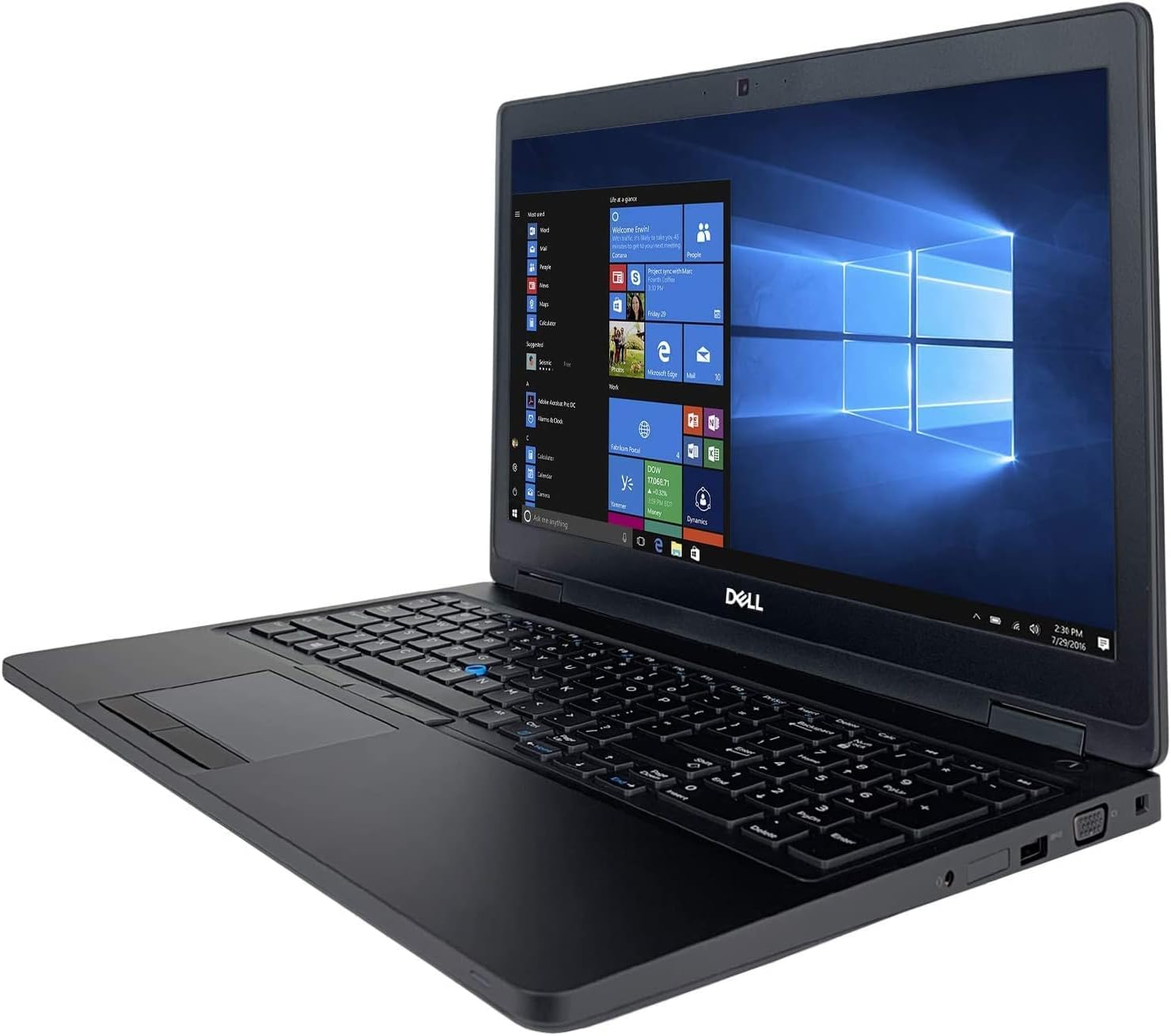 Dell Latitude 5580 Workstation Laptop | Intel Core i7 7th Gen CPU | 32 GB RAM - 1 TB SSD | 15.6' Display with Webcam | Wi-Fi | Bluetooth | HDMI Port | Microsoft Office | Windows 11 (Renewed)