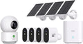 aosu 5MP SolarCam Max System 4-Cam-Kit + 4MP Indoor Camera (Indoor Camera Doesn't Connect to aosuBase)