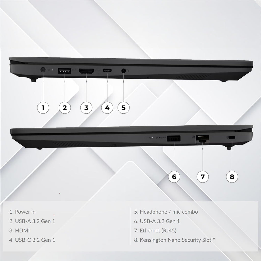 Lenovo 15.6' Business Laptop | 16GB RAM | 1.5TB Storage (1TB SSD & 512GB External Storage) | AMD Ryzen 5 7520U(Beats i7-1165G7) | USB-C | HDMI | Ethernet Port | Win 11 Pro | w/WOWPC Bundle