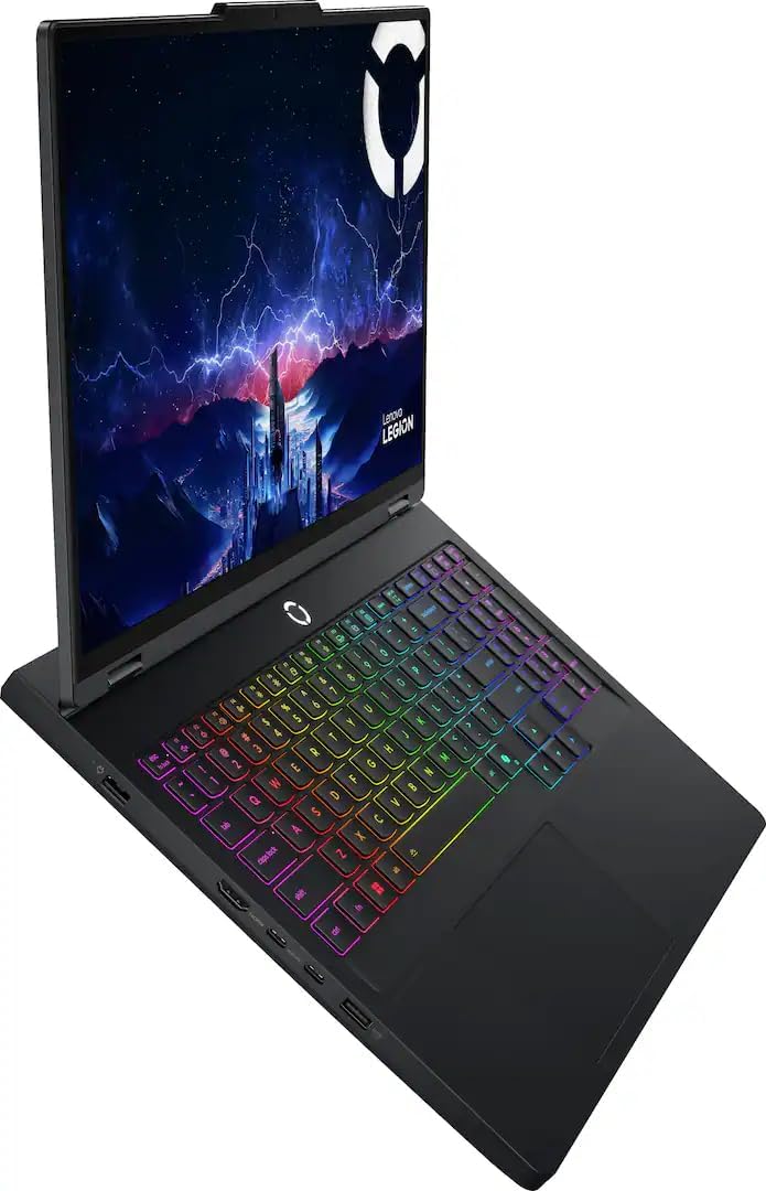 Lenovo Legion Pro 5i Ai Gaming Laptop, 16' 2.5K 240Hz OLED Display, NVIDIA GeForce RTX 5070Ti 12GB GDRR7, Intel Ultra 9 275HX(Up to 5.4GHz), 32 GB DDR5, 2 TB SSD, Wi-Fi 7, Windows 11 Pro, Accessories