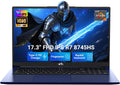 NIMO 17.3' Light-Gaming-Laptop, 8 Cores AMD Ryzen 7 8745HS 16GB DDR5 RAM 512GB SSD (Beat R9 6900HX, up to 4.9GHz) Radeon 780M GPU IPS FHD Computer with 100W Type-C Fingerprint, Backlit Keyboard