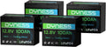 12V 100Ah LiFePO4 Battery Mini TM (4 Pack), BCI Group 24, 12V 100Ah Lithium Battery with Low-Temp Protection Built-in 100A BMS, 12.8V Deep Cycles Battery, Perfect for Trolling Motor, RVs, Boat, Marine