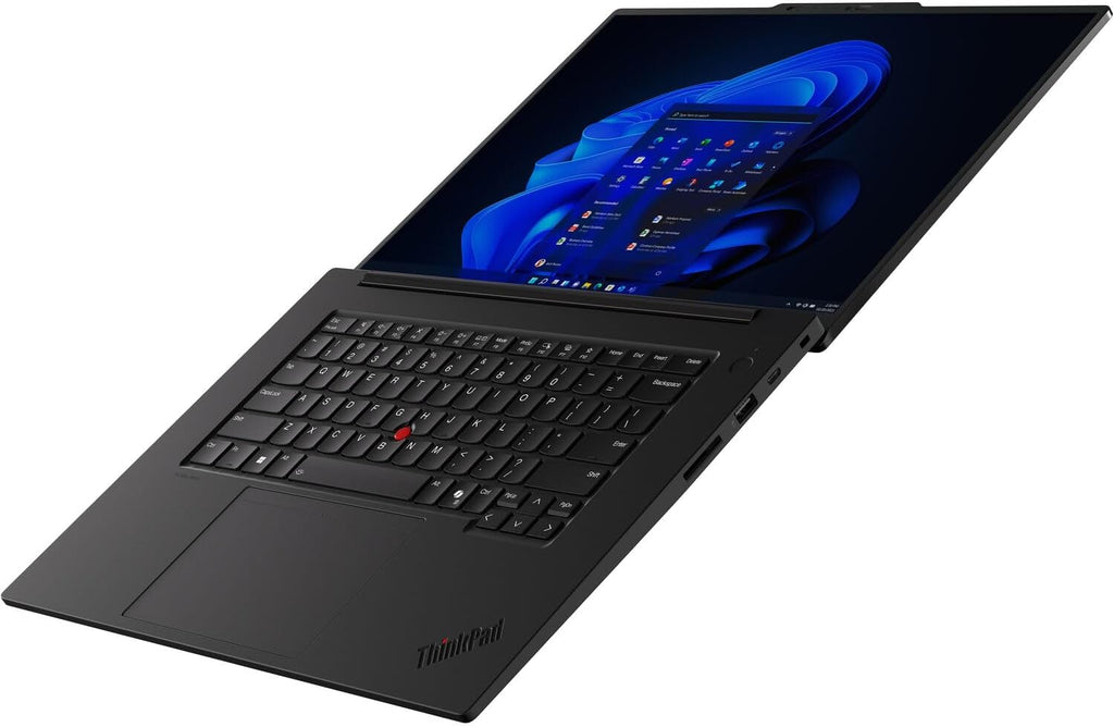 Lenovo ThinkPad P1 Gen 7 AI Laptop, Intel Ultra 9 185H vPro, NVIDIA RTX 3000 Ada, 64GB RAM, 4TB SSD, 16' 4K OLED (3840 x 2400) IPS, Anti-Glare,Touchscreen, 5MP RGB+IR Camera, Wi-Fi 7, Win 11 Pro