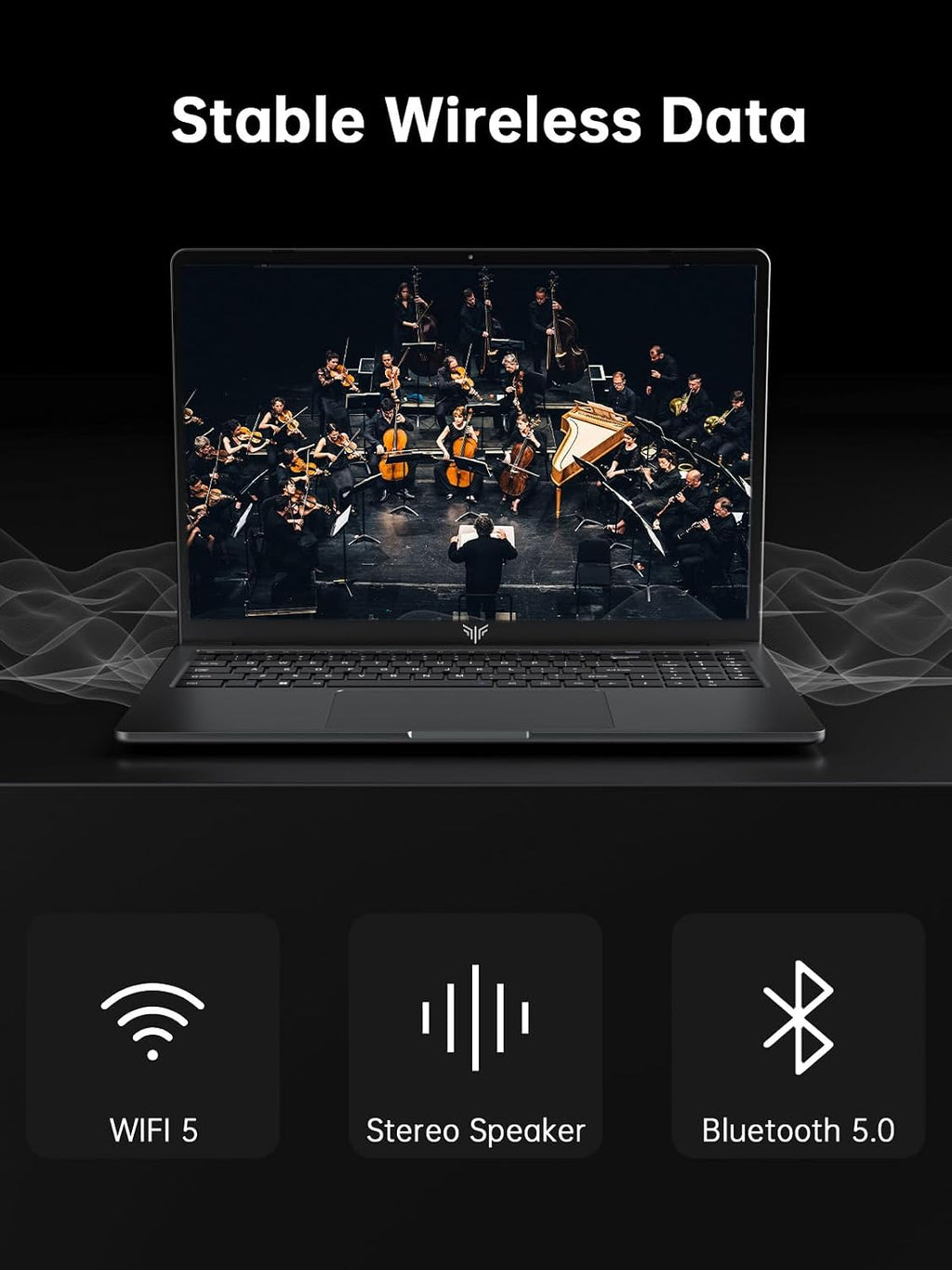 KAIGERR Laptop, 16GB DDR4 512GB SSD Laptop Computer, 16.0inch Windows 11 Laptop with Ιntel 12th Quad-Core Processor(Up to 3.6GHz), 1920P FHD Display, WiFi 6, USB3.2, Type_C,Long Battery Life