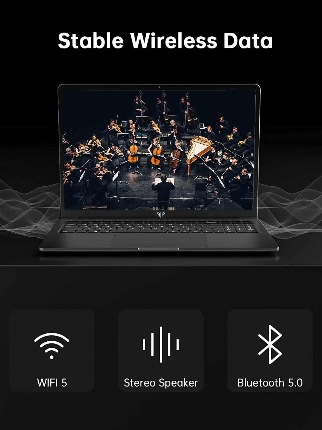 KAIGERR Laptop, 16GB DDR4 512GB SSD Laptop Computer, 16.0inch Windows 11 Laptop with Ιntel 12th Quad-Core Processor(Up to 3.6GHz), 1920P FHD Display, WiFi 6, USB3.2, Type_C,Long Battery Life