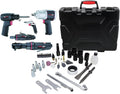EXELAIR by Milton 50-PC Light-weight Composite Automotive Air Tools with High Torque Impact Wrench, Ratchet, Die Grinder, Air Hammer & Blow Gun